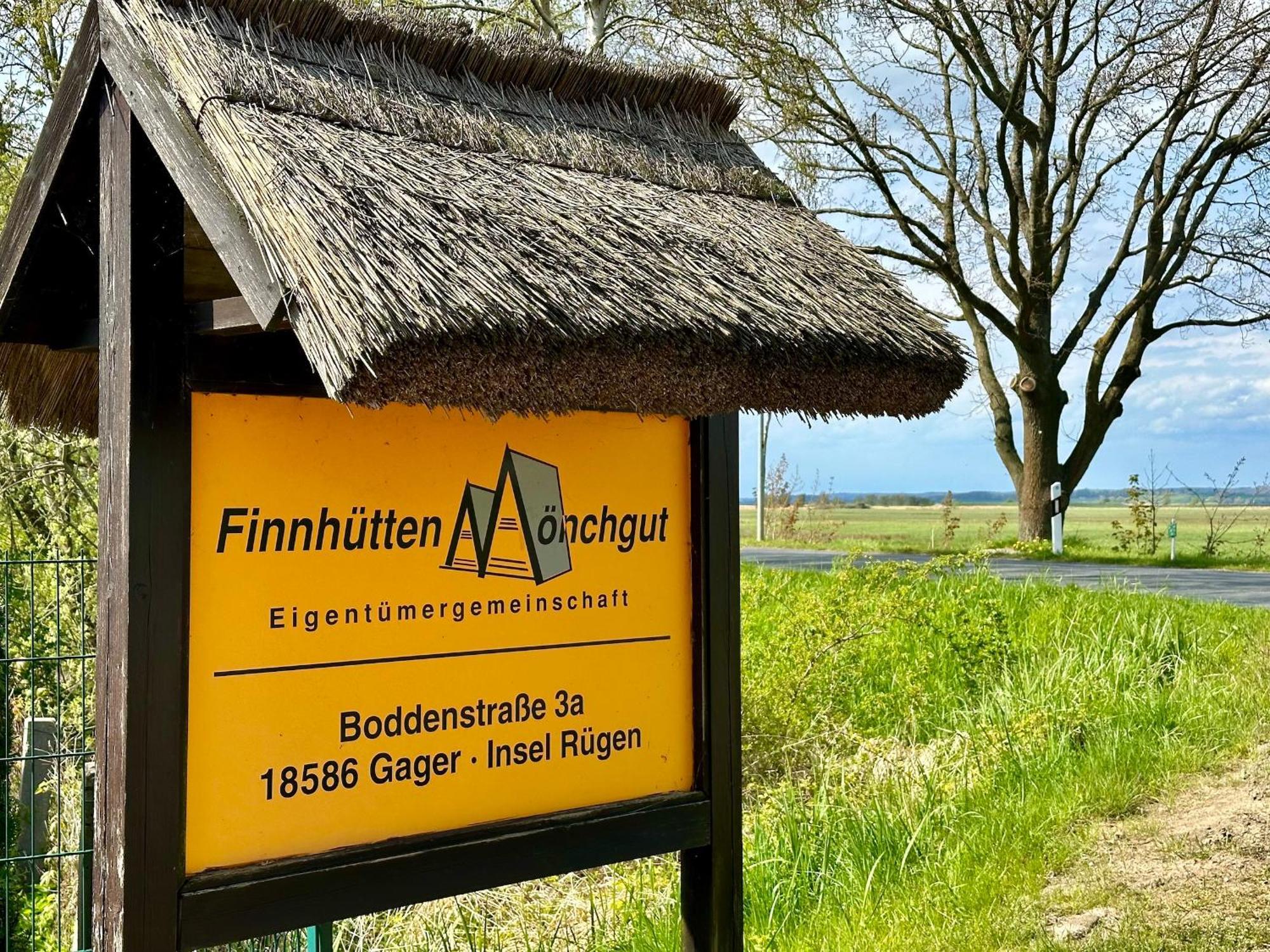 Finnhuette Nr.42 Auf Moenchgut Gager Esterno foto